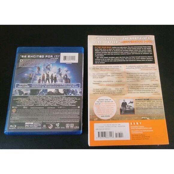 Ready Player One by Ernest Cline, Movie and Book Bundle, Excellent Condition - Picture 4 of 5